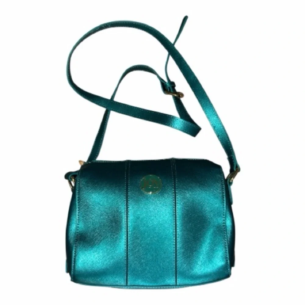 Joy Mangano Vibrant Teal Crossbody Bag